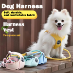 Soft Dog Harness Manufacturer - Small Medium Adjustable No Pull Padded Vest with Leash Ring