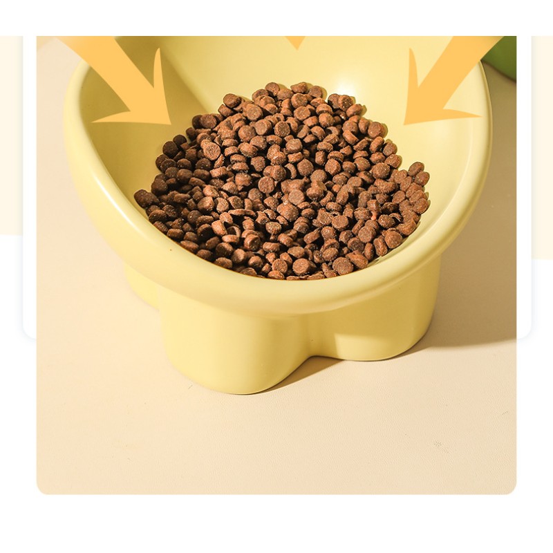 Elevated Cat Bowl Supplier - Extra Wide Ceramic Food Water Bowl Durable Dish Great Height Shallow