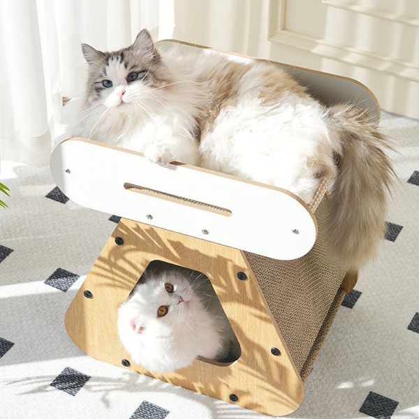 Vertical Cat Bed Factory - Multifunctional Large Lounge Chair Double-Layer Sofa Corrugated