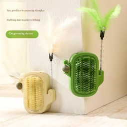 Cat Scratcher Supplier - Factory Direct Cactus Modeling Itchy Toy with Bell and Stick