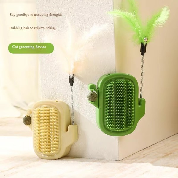 Cat Scratcher Supplier - Factory Direct Cactus Modeling Itchy Toy with Bell and Stick
