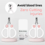 Pet Nail Clippers Factory - Customizable Stainless Steel for Cats Dogs Rabbits Special Blind Cutters
