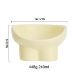Elevated Cat Bowl Supplier - Extra Wide Ceramic Food Water Bowl Durable Dish Great Height Shallow