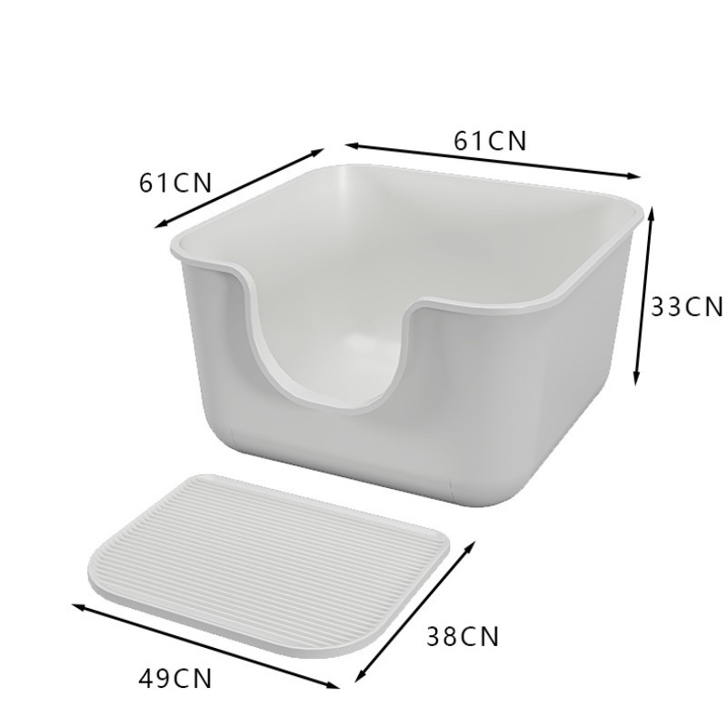 Cat Litter Box Supplier - Super Large Prevent Splashing Full