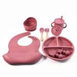 硅胶餐具供应商-定制餐具套装新生儿