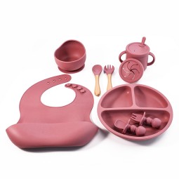 硅胶餐具供应商-定制餐具套装新生儿