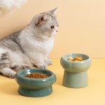 猫喂食碗工厂-普达环保15度倾斜