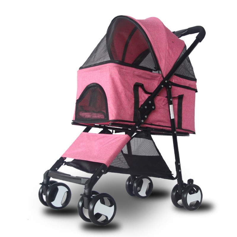Pet Stroller Factory - New Design 4 Wheel Easy Walk Folding