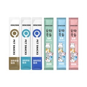 猫粮源头工厂-批发15克OEM ODM天然金枪鱼宠物湿粮植物供应商干零食猫条