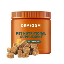 宠物镇静补充剂源头工厂-OEM软嚼狗猫镇静抗应激焦虑OEM宠物保健补充剂