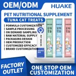 Cat Food Factory - 15g OEM ODM Natural Tuna Dry Food Snacks Wet Pet Food Plant Supplier
