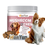 Pet Mushroom Chews Factory - OEM ODM Mushroom Soft Chews Enhance Immune Functions Virus Fight