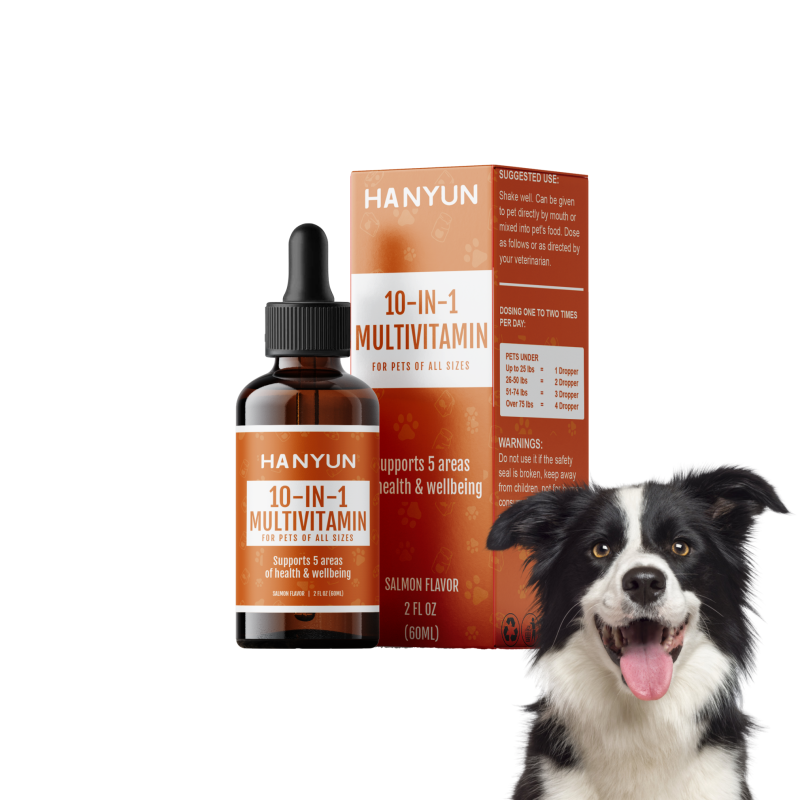 Pet Liquid Multivitamins Factory - Pet 10 in 1 Multivitamins Liquid Food Dropper Digestion Immune