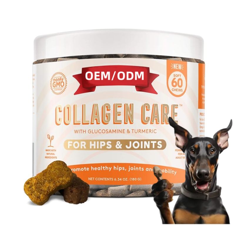 Pet Collagen Supplement Supplier - Private Label Natural Soft Chews for Joint Health Mobility