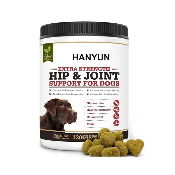 Pet Hip Joint Supplier - Dog Hip Joint Supplement 120 Soft Chew Treats Glucosamine Chondroitin