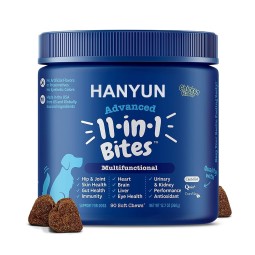 宠物关节咀嚼供应商-Hanyun葡萄糖胺髋关节补充剂120粒软咀嚼含软骨素MSM关节炎