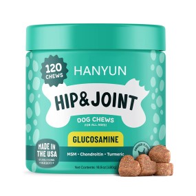 Pet Joint Chews Factory - Glucosamine Soft Chews Hip Joint Supplement Chondroitin Turmeric MSM