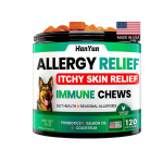 Pet Allergy Chews Factory - OEM Dog Allergy Chews Immune Bites Hot Spots Itch Relief Salmon Oil