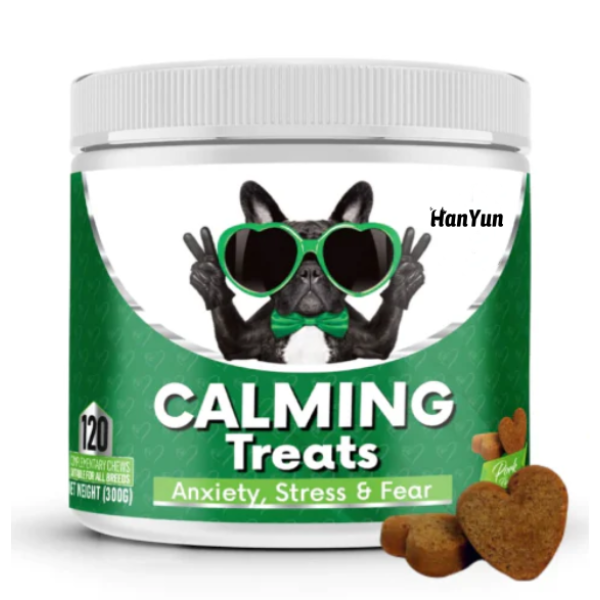 Pet Calming Chews Factory - OEM Calming Treats with Hem Seed Oil Chamomile Anxiety Stress Relief