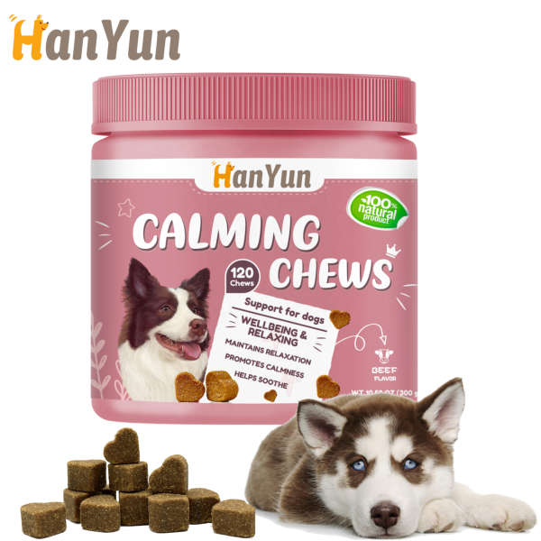 Pet Calming Treats Supplier - OEM Factory Price Calming Chews with Hemq Oil Anxiety Relief