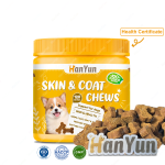Pet Skin Coat Supplier - Factory Wholesale Custom Natural Skin Coat Chews Allergy Itch Relief