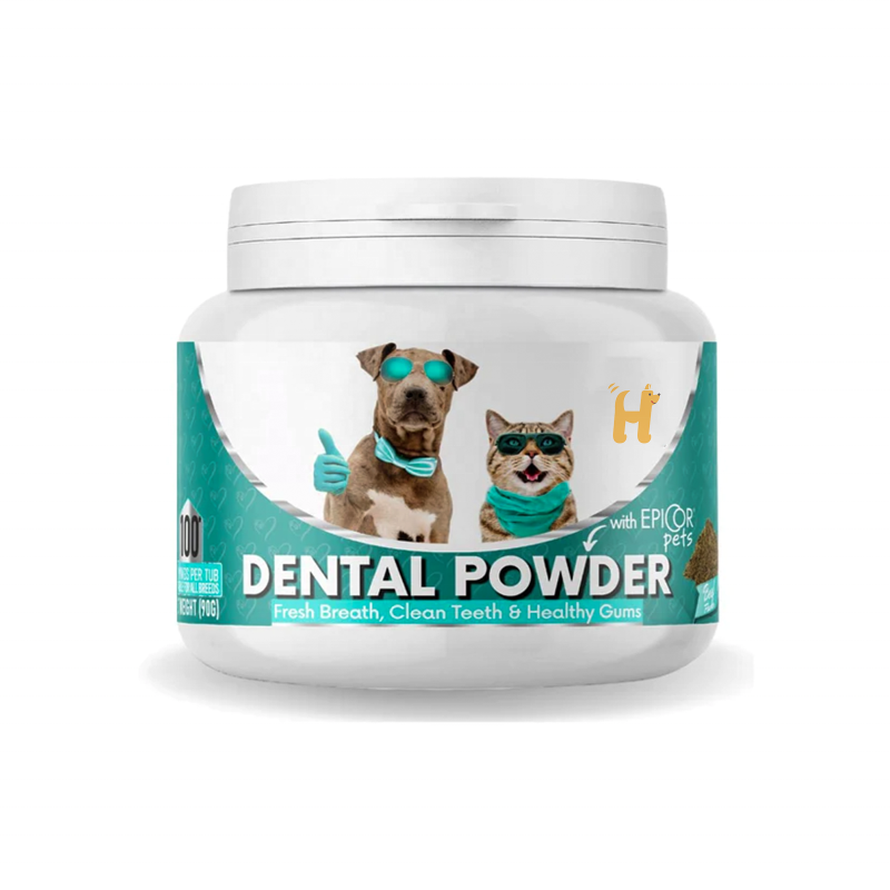 Pet Oral Health Supplier - Refreshes Breath Dental Powder Oral Health Clean Teeth Healthy Gums