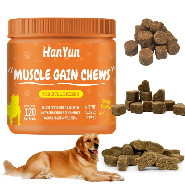 Pet Muscle Supplement Supplier - Professional Custom Brand Dog Muscle Soft Chews Immune System