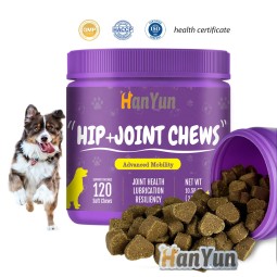 宠物关节咀嚼生产厂家-批发髋关节软咀嚼改善活动性能量缓解关节疼痛关节健康狗用