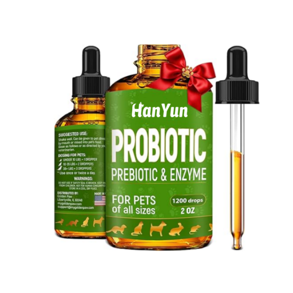 Pet Probiotic Drops Factory - OEM Private Label Natural Probiotic Liquid Drop with Pumpkin