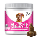 Pet Itch Support Supplier - HANYUN Manufacturer 120 Natural Itch Support Treats Scratching Licking