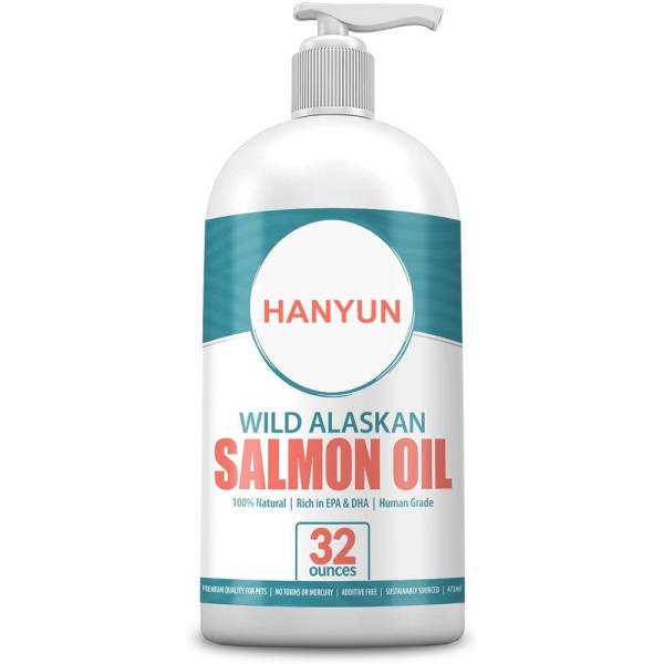 Pet Liquid Supplement Factory - Pure Wild Alaskan Salmon Oil Liquid EPA DHA Immune Heart Joint