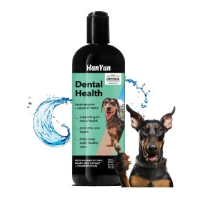 Pet Dental Water Factory - OEM Natural Dental Water Additive Fresh Breath Clean Teeth Healthy