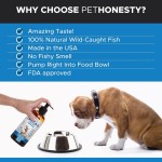 Pet Salmon Oil Factory - Wild Alaskan Salmon Fish Liquid Supplement Joint Heart Immune Skin