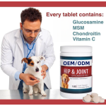 Pet Joint Supplement Factory - HANYUN OEM ODM Hip Joint Chewable Multivitamin with Glucosamine