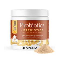 宠物益生菌粉供应商-批发私有标签益生菌粉狗猫用肠道免疫系统健康宠物保健品