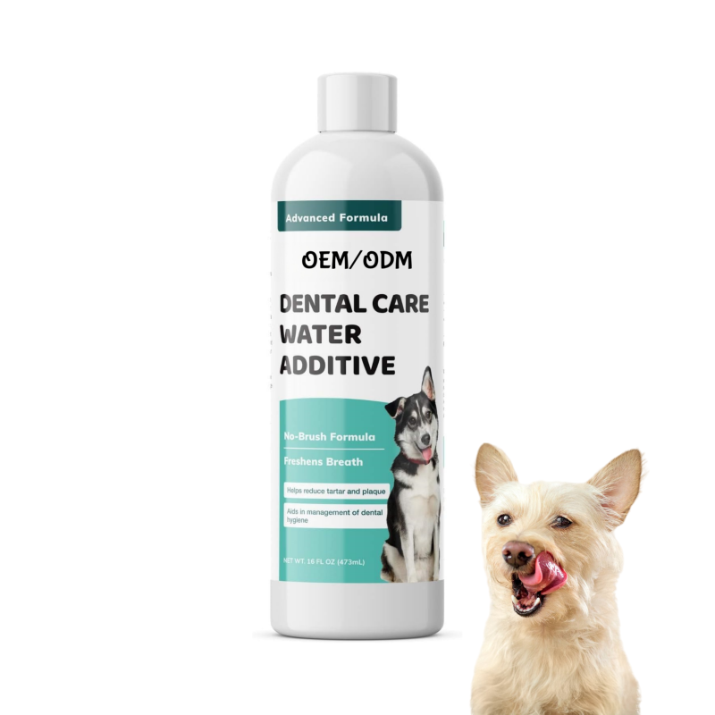 Pet Dental Water Factory - OEM ODM Dental Water Oral Health Solution Freshens Breath Reduces Plaque