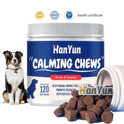 宠物健康零食源头工厂-厂家镇静咀嚼补充剂狗用焦虑疼痛压力缓解健康食品宠物零食