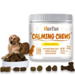 Pet Calming Chews Factory - Private Custom Logo Hemq Calming Chews Relax Stress Nervous L-Tryptophan