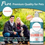 Pet Liquid Supplement Factory - Pure Wild Alaskan Salmon Oil Liquid EPA DHA Immune Heart Joint