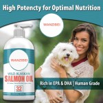 Pet Liquid Supplement Factory - Pure Wild Alaskan Salmon Oil Liquid EPA DHA Immune Heart Joint