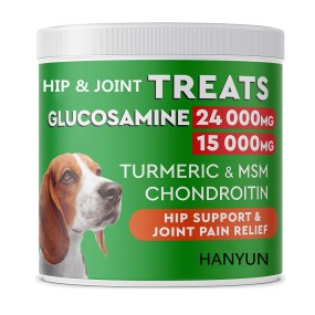 Pet Hip Joint Manufacturer - HANYUN in Stock Hot Selling Hip Joint Chews MSM Glucosamine Chondroitin
