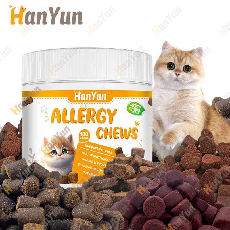 Pet Allergy Chews Manufacturer - Wholesale OEM ODM Anti-allergy Lecithin Soft Chews Itchy Skin Coat