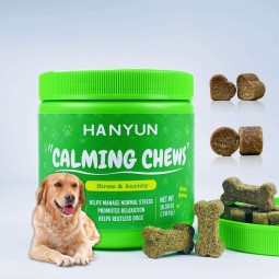 宠物镇静咀嚼供应商-定制私有品牌专业镇静咀嚼零食狗用定制宠物镇静补充剂