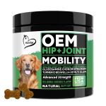 Pet Joint Chews Supplier - Hot Seller GMP ISO HACCP Chondroitin Glucosamine Chews 90 Count