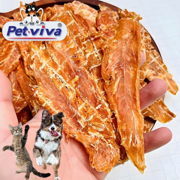 Dog Treats Supplier - Custom Low Fat Chicken Breast Jerky Dental Chews