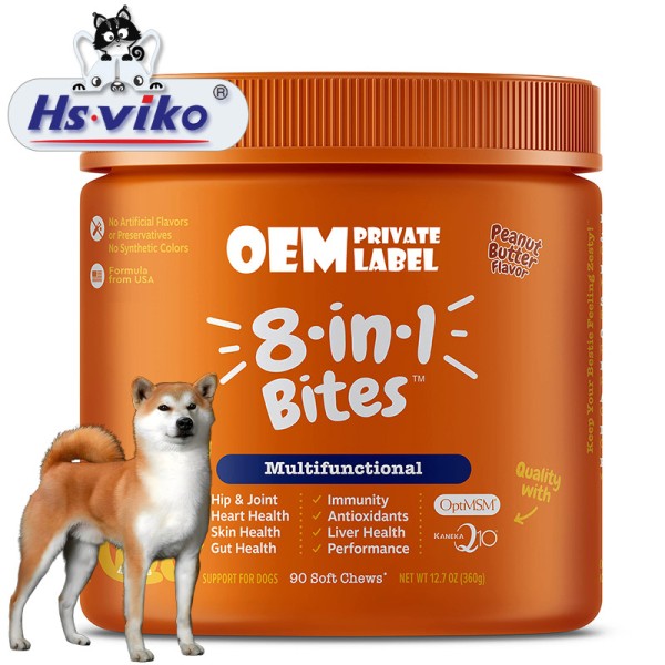 Pet Supplements Factory - OEM Multivitamin Probiotics Soft Chews