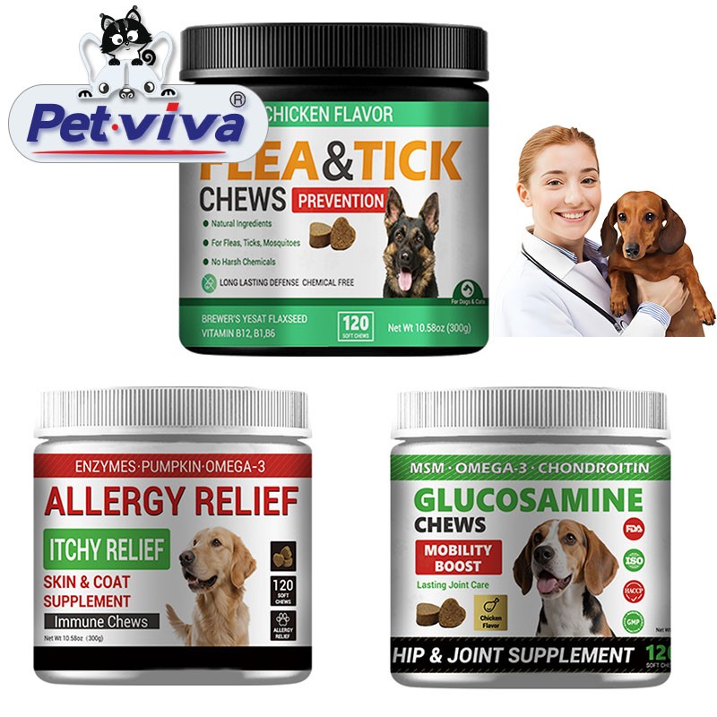 Pet Supplement Manufacturer - OEM Glucosamine Salmon Oil Skin Health