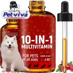 Pet Multivitamin Factory - Custom 10 in 1 Cranberry Glucosamine Drops