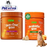 Pet Supplement Supplier - Custom Probiotic Pumpkin Omega 3 Skin Coat
