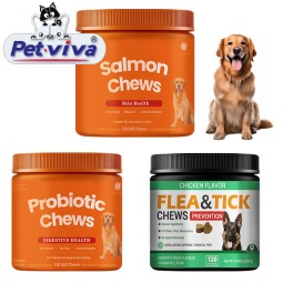 Dog Health Chews Factory - Custom Salmon Oil Probiotics Digestive